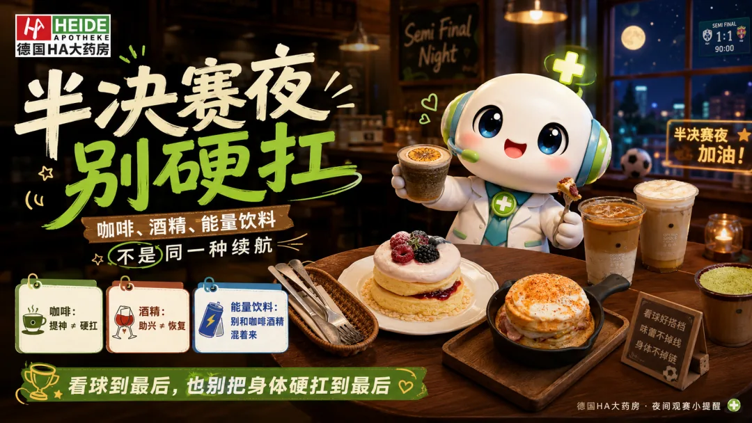 半决赛夜别硬扛：咖啡、酒精和能量饮料不是同一种“续航”封面图