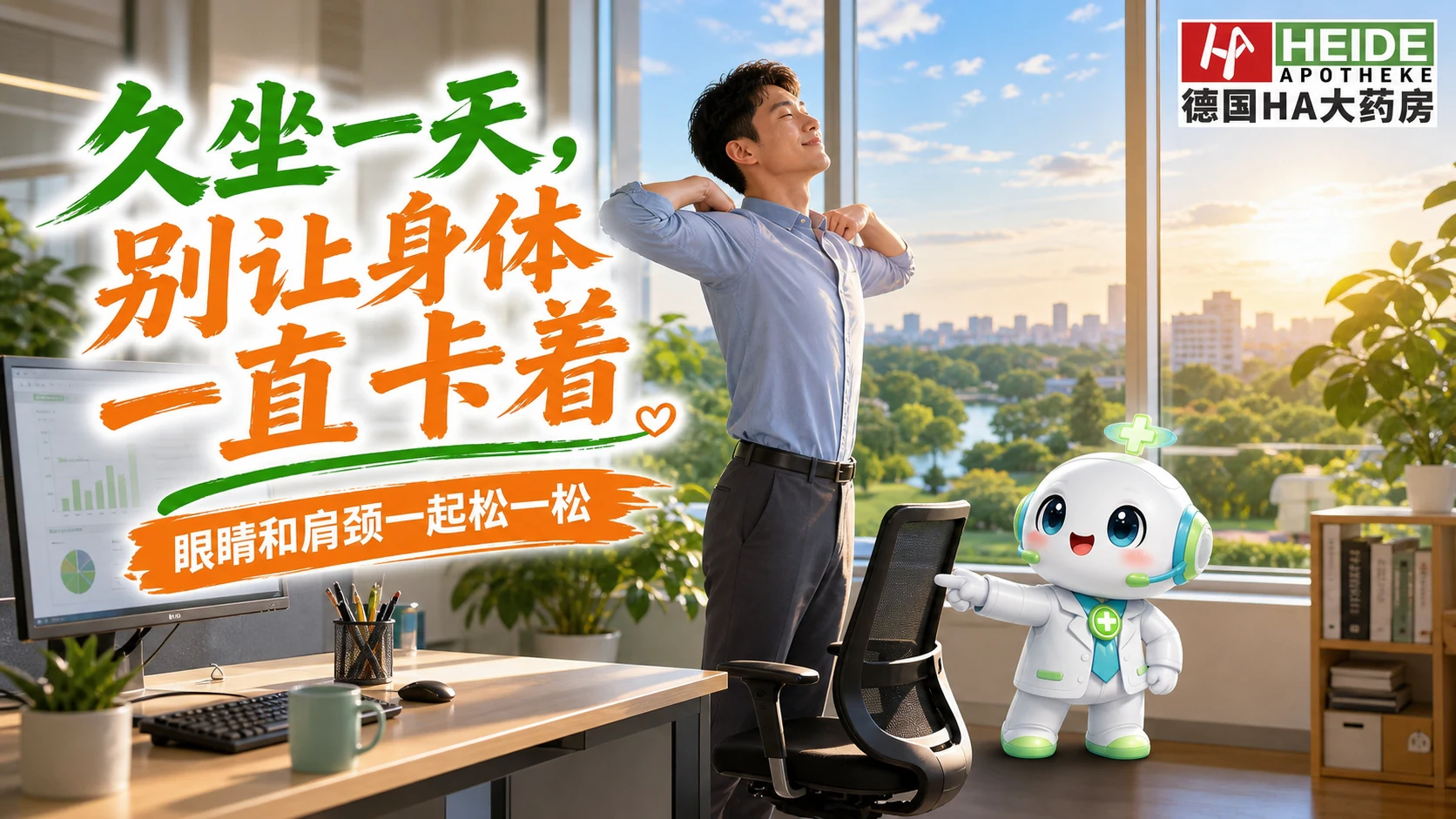 坐了一天，累的不只是肩颈头图
