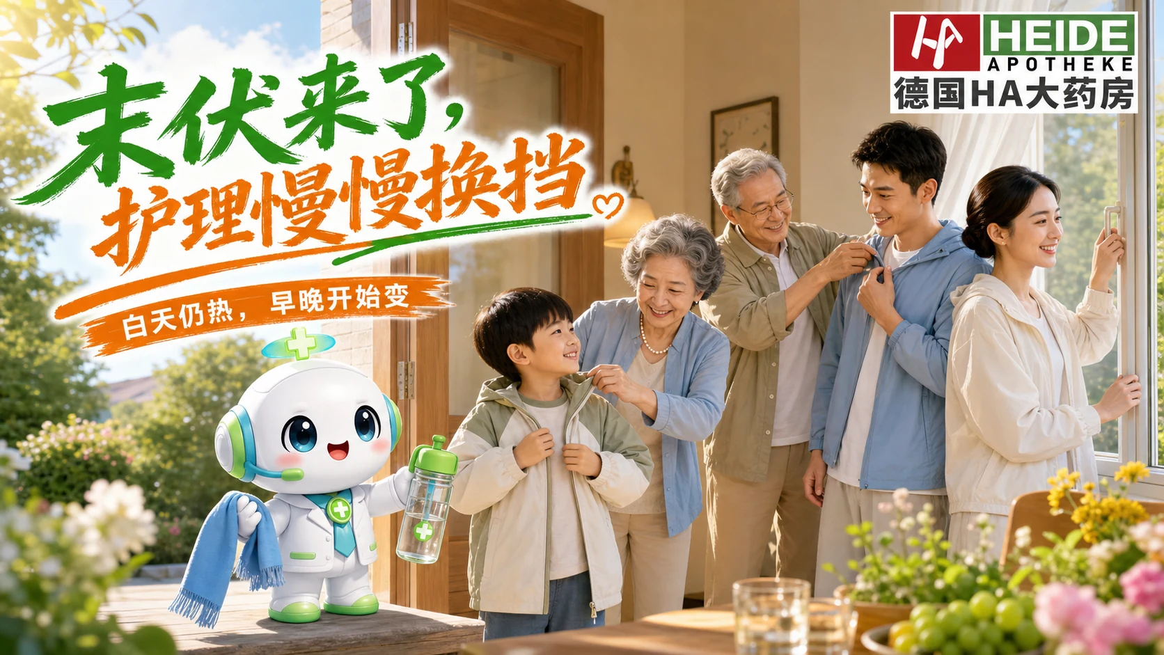 今天进入末伏：别急着收起夏季护理，也别忽略换季信号头图
