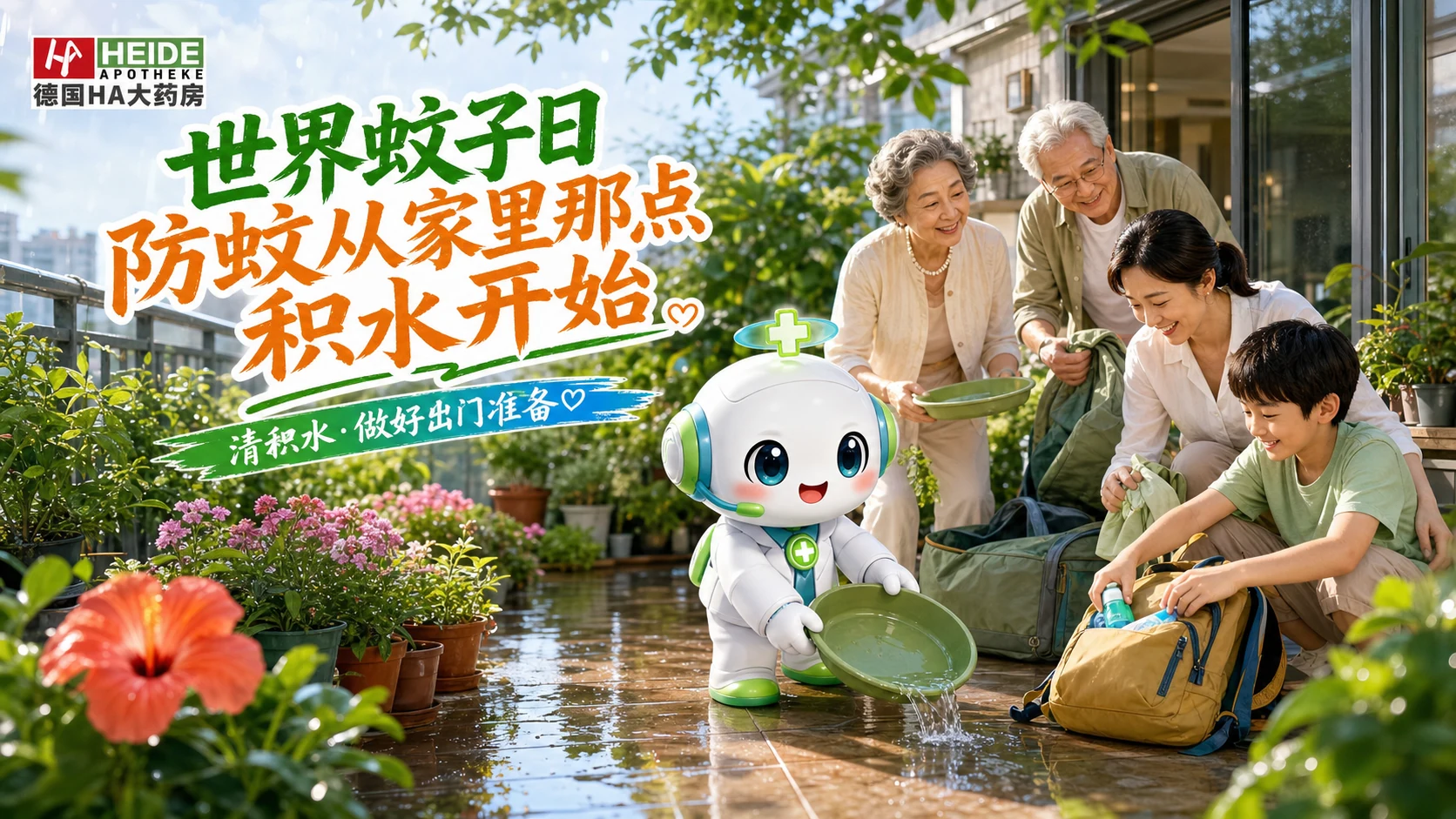 世界蚊子日：真正有效的防蚊，从家里那点积水开始头图