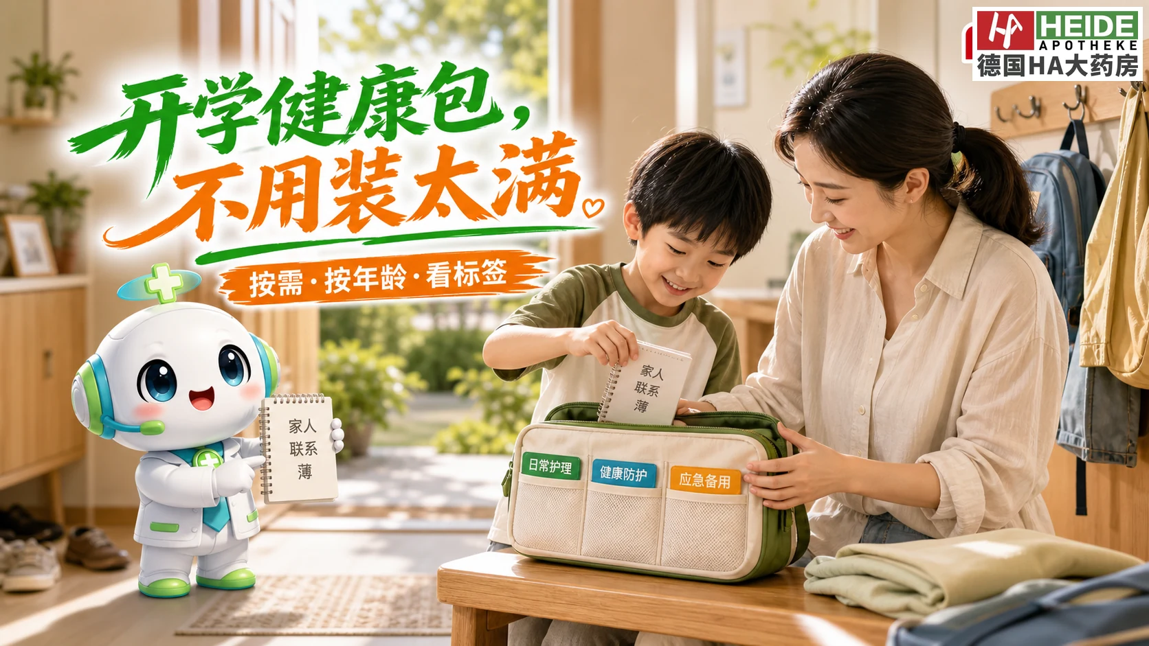 开学健康包，不是把家里的产品全部装进去头图