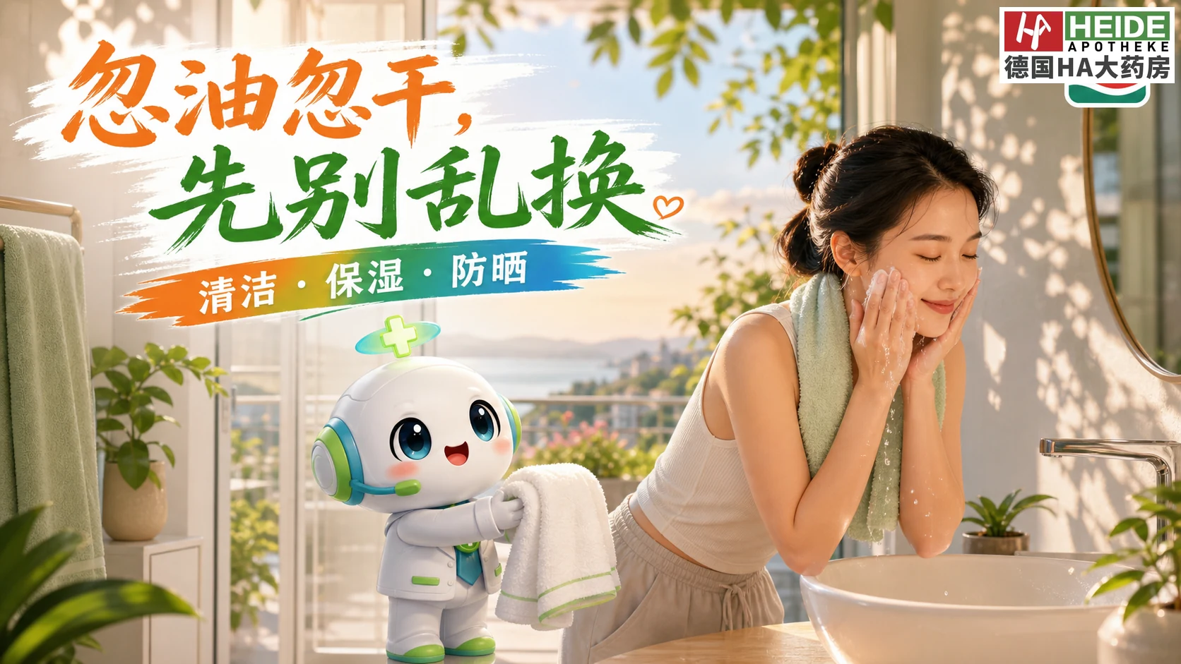 夏末皮肤忽油忽干，先别急着把护肤品全换掉头图
