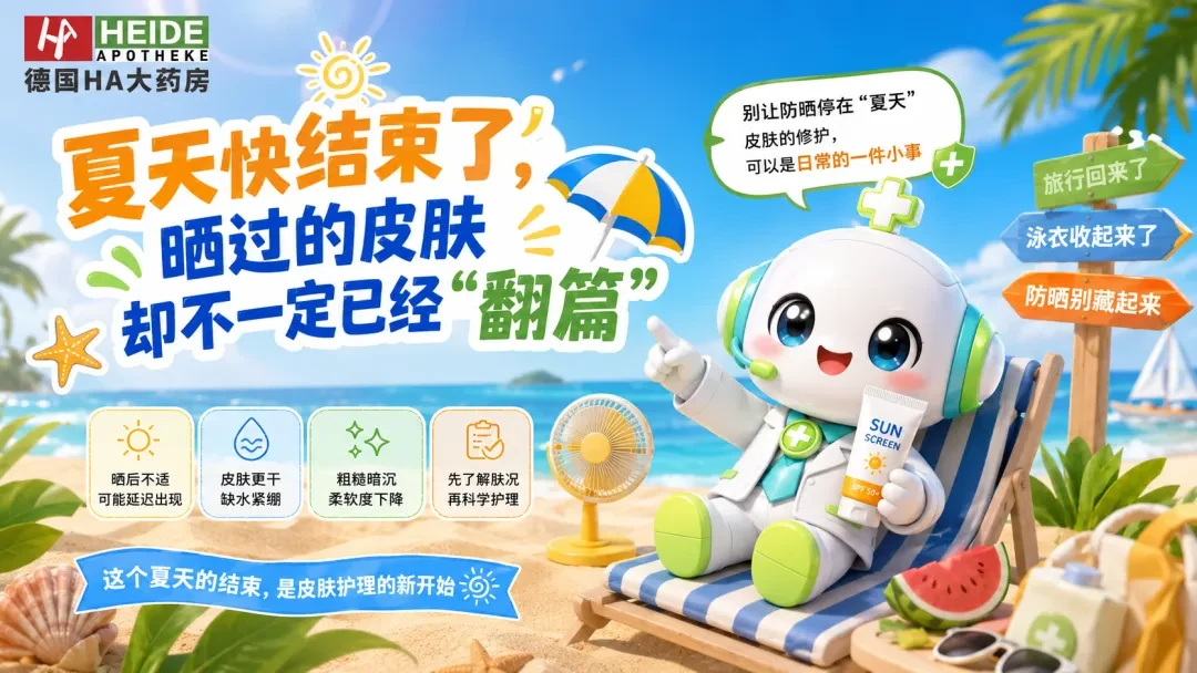 夏天快结束了，晒过的皮肤却不一定已经“翻篇”头图